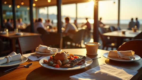 Déguster les paysages maritimes au restaurant fruit de mer à Cabourg
